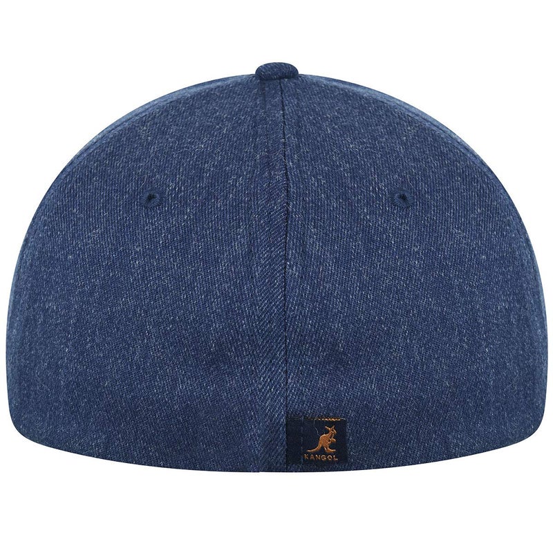 Kangol Wool Flexfit Baseball Hat for Men and Women, Small-Medium, Denim - Image 5